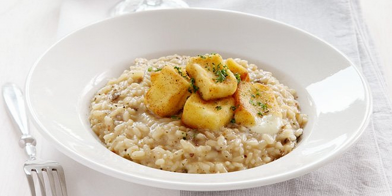 Aromatyczne risotto cytrynowe z mozzarellą